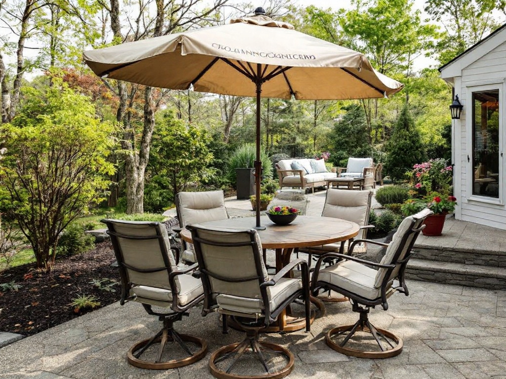 A newly installed modern and contemporary designed deck in an outdoor living space near Hopkinton, MA.