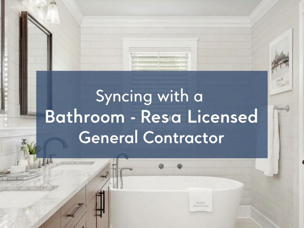Caption: Give a brand new contemporary look to your bathroom with our guide to finding a professional and licensed general contractor in Boston. Alt Text: Expert guide for finding a licensed general contractor in Boston for a modern bathroom remodeling project.