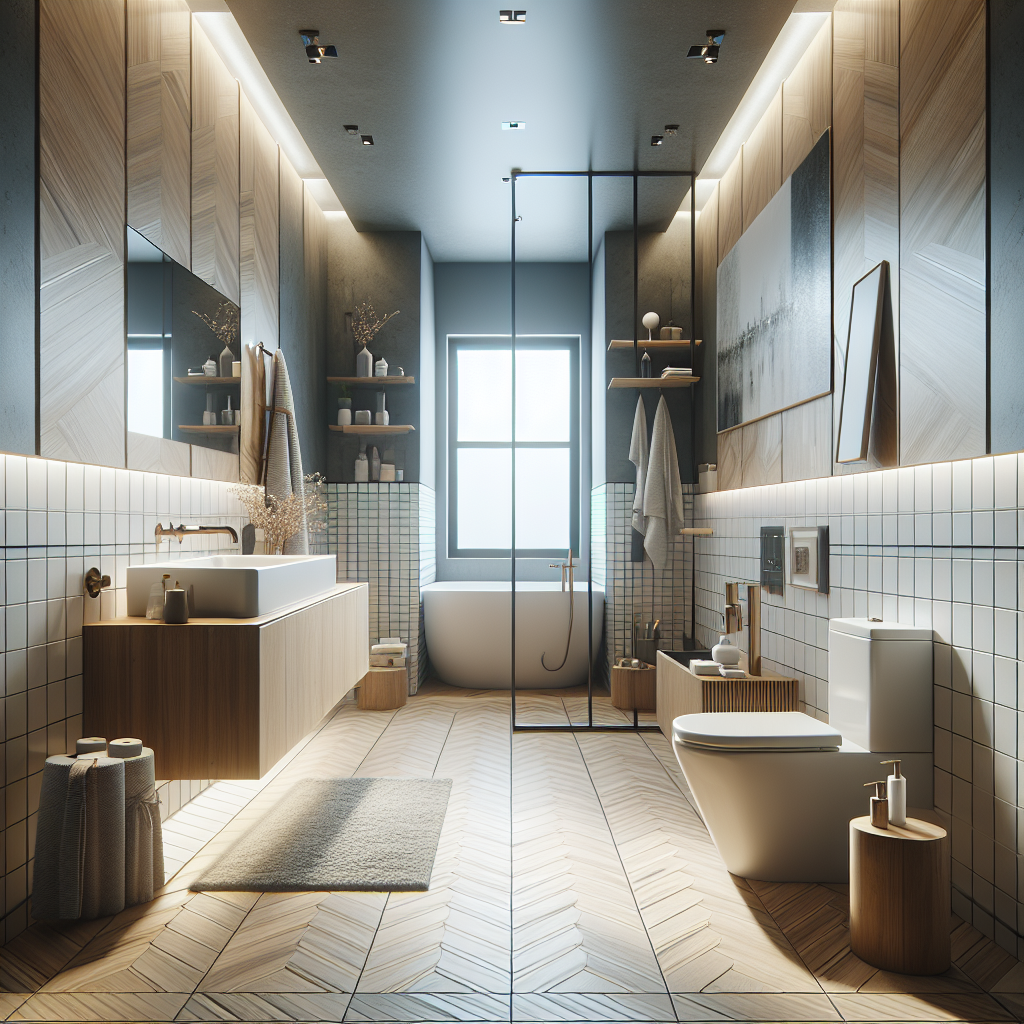 Unearth Superior Local Bathroom Contractors for Your Cutting-Edge Remodel Modern, sleek bathroom with contemporary design elements by top local bathroom contractors.
