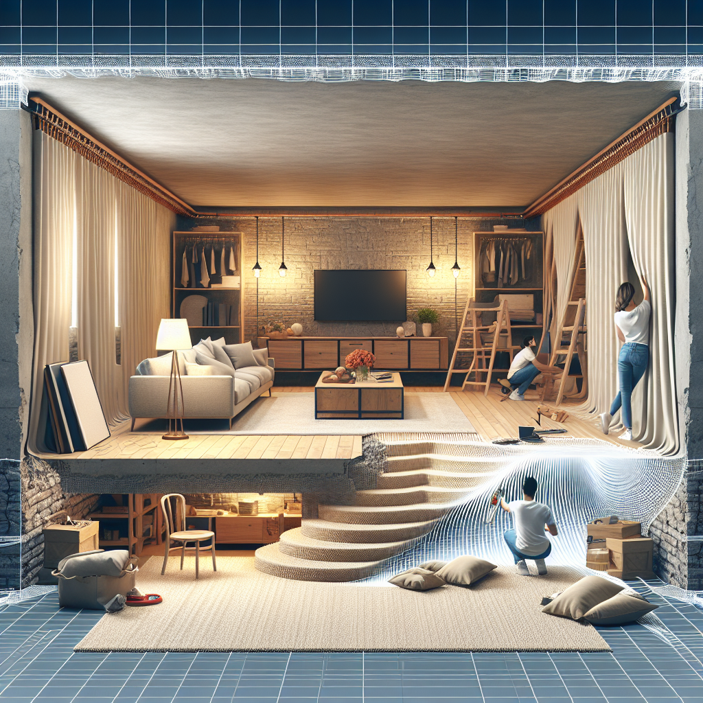 Professional team of basement renovation experts ready to improve your cellar.