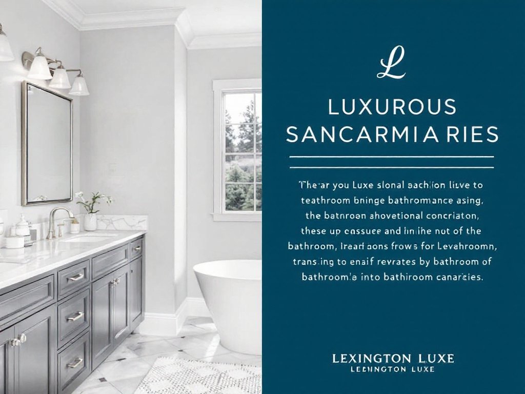 'The Lexington Luxe Extraordinary Bathroom Transformation: A Journey from Ordinary' A comprehensive renovation of the masterful Lexington Luxe bathroom, transforming it from ordinary to extraordinary.
