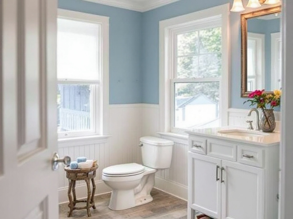 Caption: Immerse your space in a beautiful state of transformation with our exceptional interior painting services in Billerica, MA. From drab to modern fabulous, imagine the possibilities! Modern interior painting design in Billerica, MA, transforming a space into a contemporary living area.