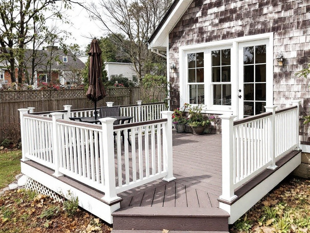 Exceptional Deck Installation - Breathing New Life into Outdoor Spaces in Woburn, MA. Professional deck installation ongoing to upgrade an outdoor space near Woburn, MA.