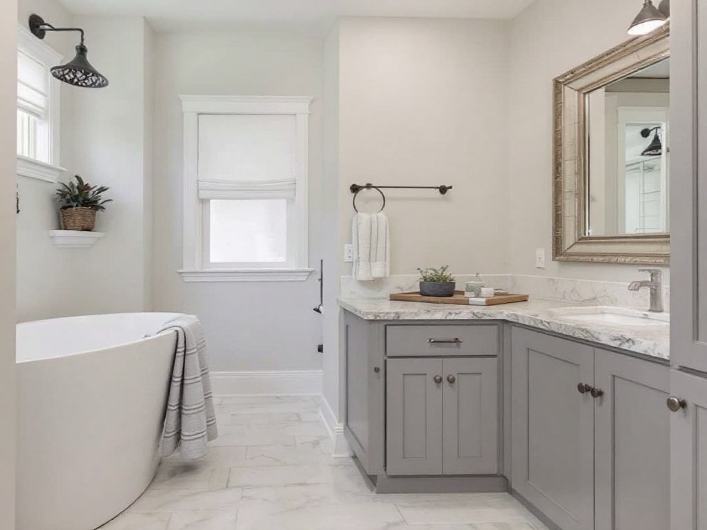 Immaculate basement renovation showcasing a modern, contemporary design in a home near Walpole