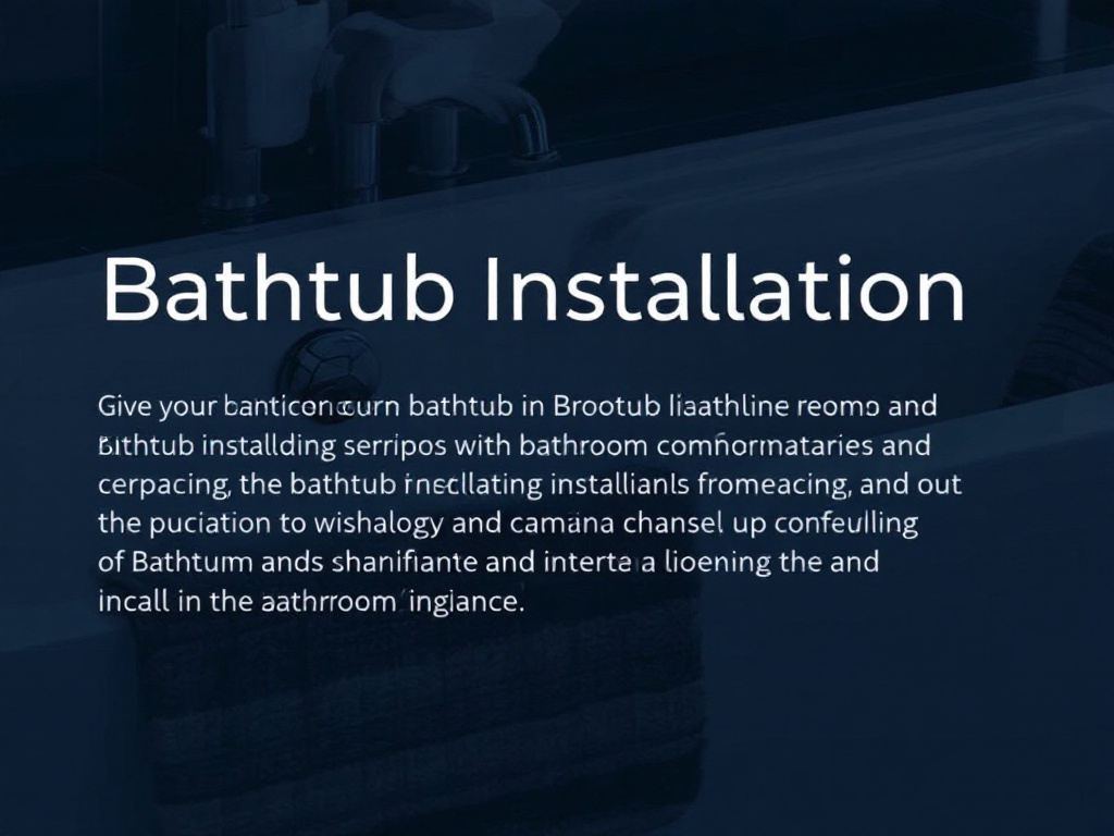 A team of experts installing a new bathtub in a Brookline, MA bathroom renovation.