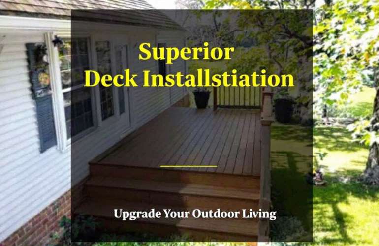 Discover Quality Deck Installation Near Billerica, MA: Elevate Your Outdoor Living!
