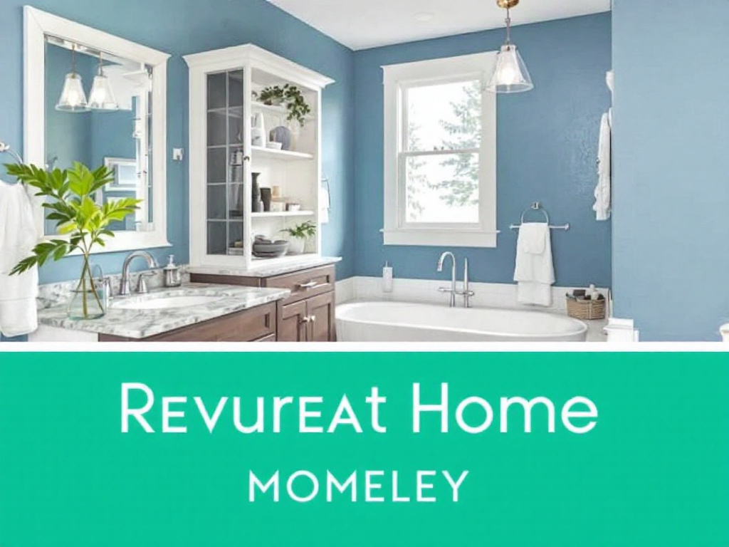 Home renovation that features modern updates to the interior painting and bathroom design in a house near Welley, MA.