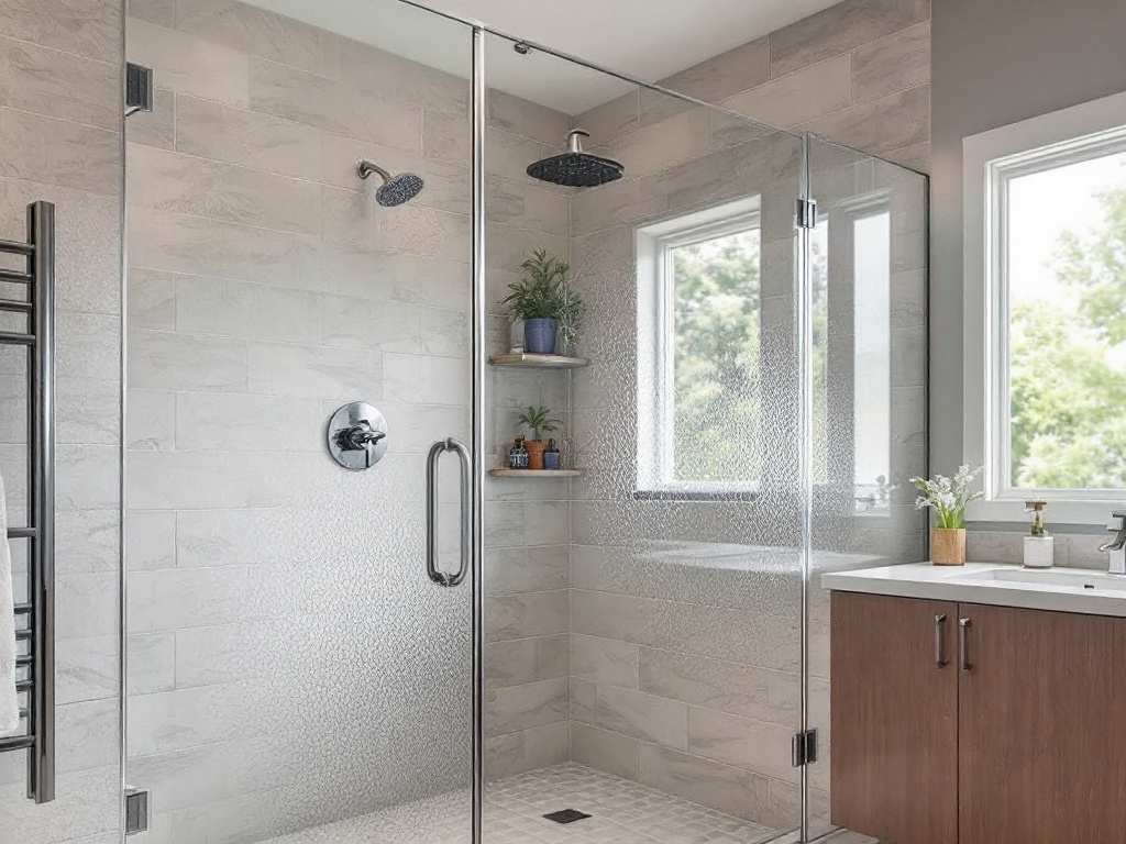 A comprehensive guide about shower door installation featuring a contemporary design.