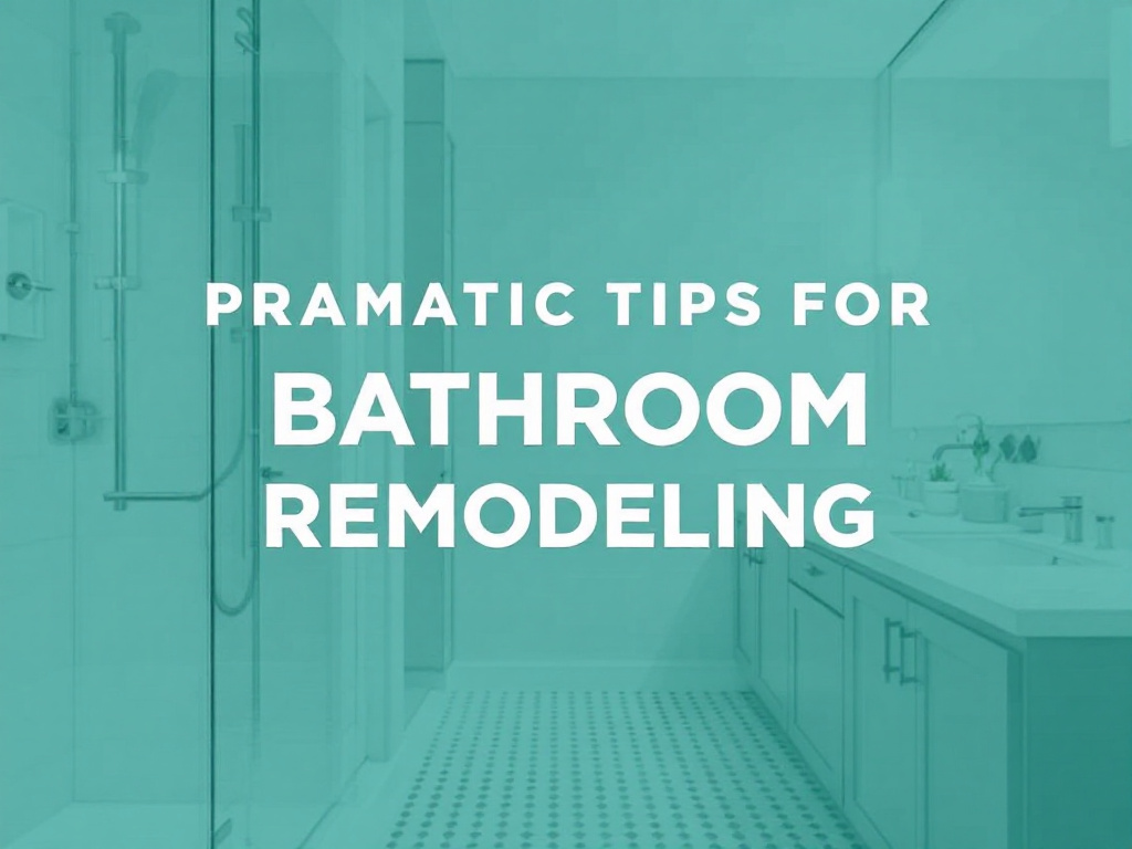 Image illustrating the steps for bathroom remodeling as per the ultimate guide.