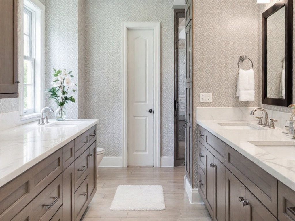 Caption: Discover true craftsmanship with the best bathroom contractors in Billerica, MA. Experience bathroom transformation like never before! Expert bathroom remodelers in Billerica, MA showcasing their transformative designs on modern and elegant bathrooms.