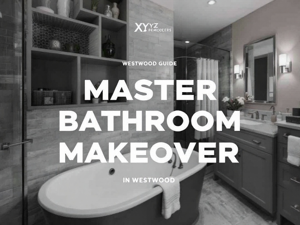Transformation of a master bathroom in Westwood