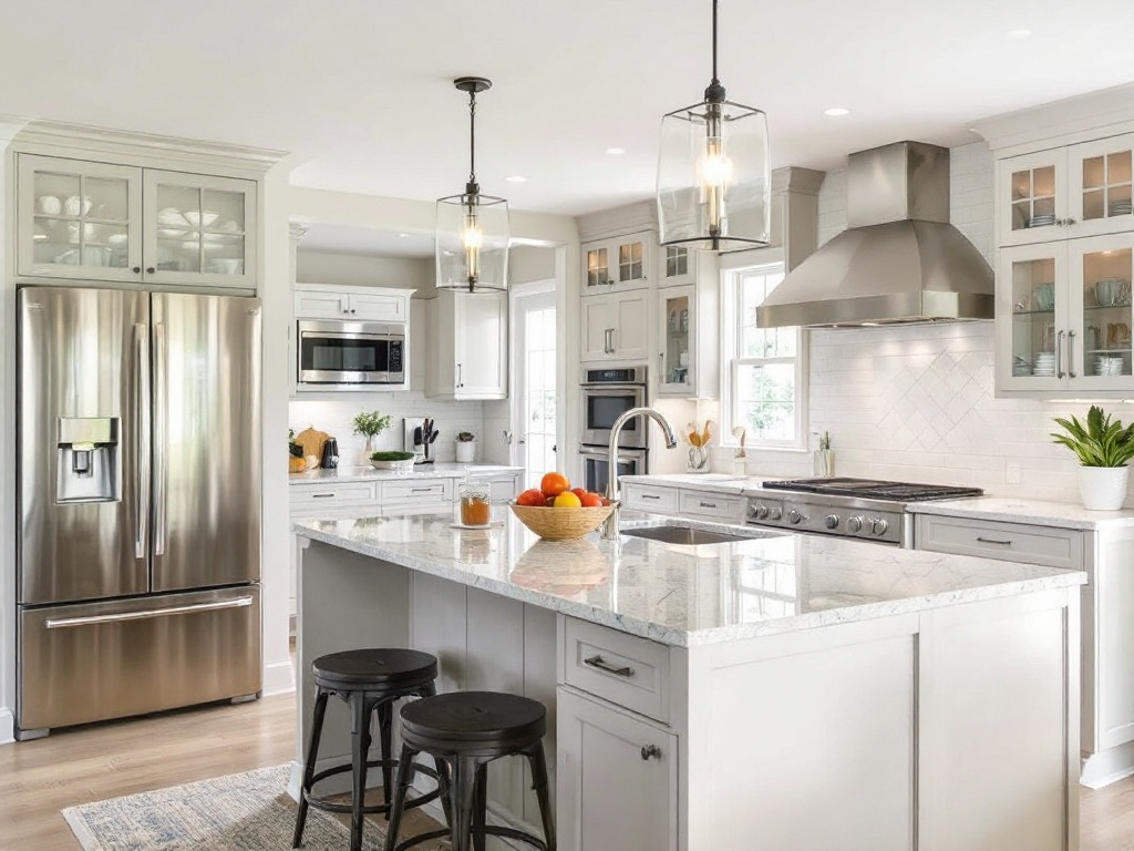 Expert kitchen remodelers working on a kitchen renovation project in Lexington MA.