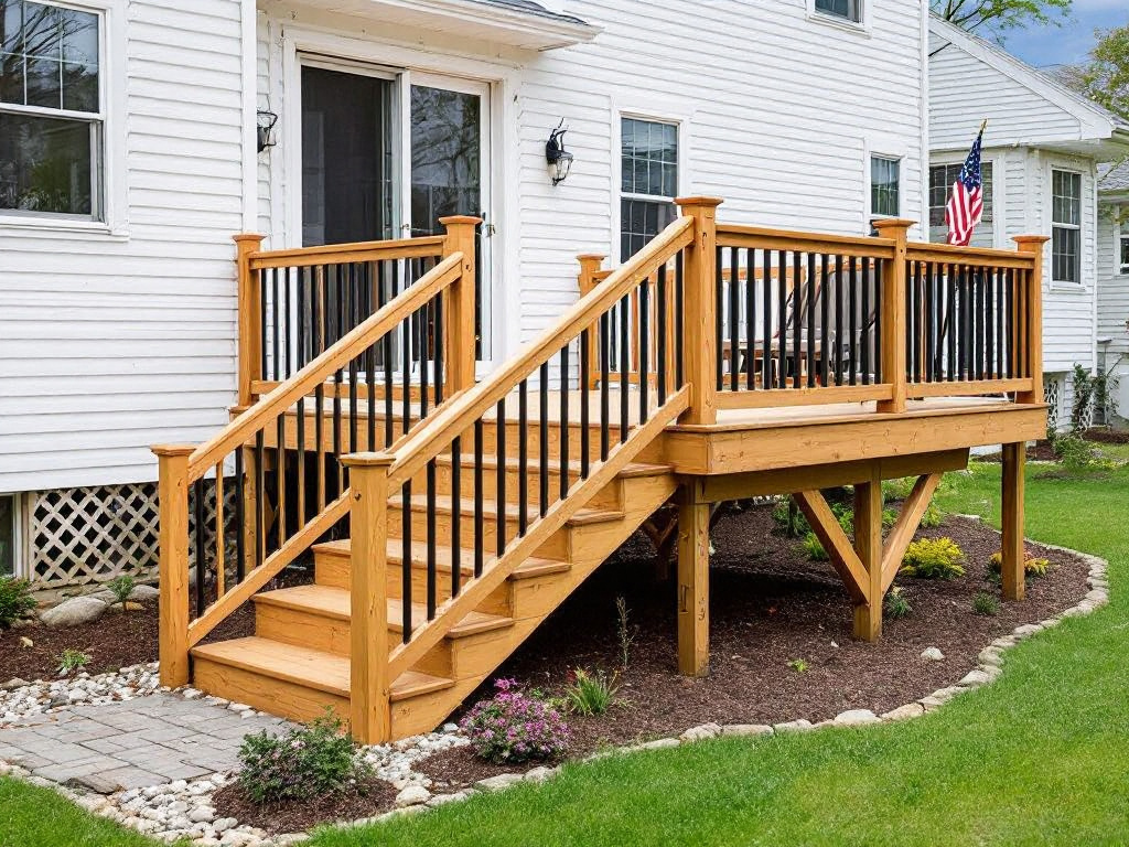 High-quality deck installation in Hopkinton, MA designed for enjoying the outdoors.
