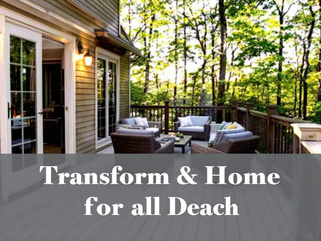 Professional home makeover service offering deck building and bathroom remodeling in Needham, MA.