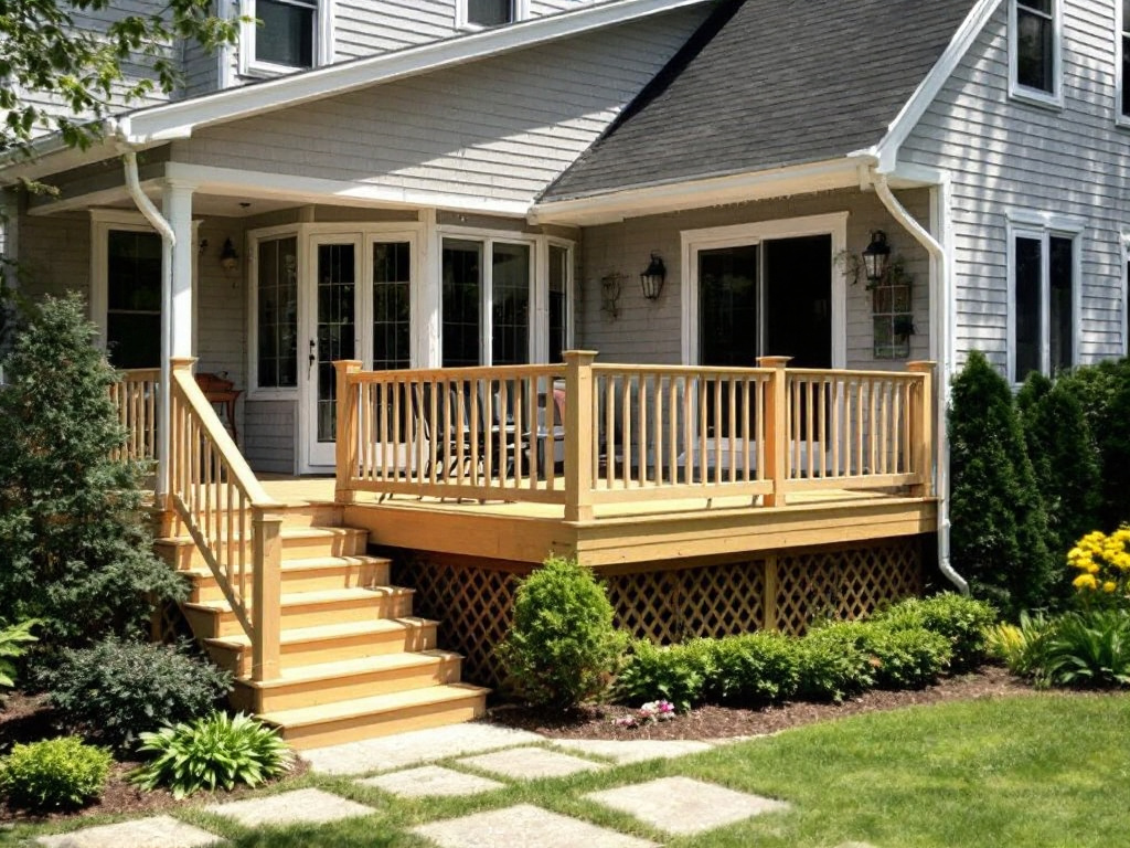 'Exemplary Deck and Porch Builders working in Brookline, MA'.