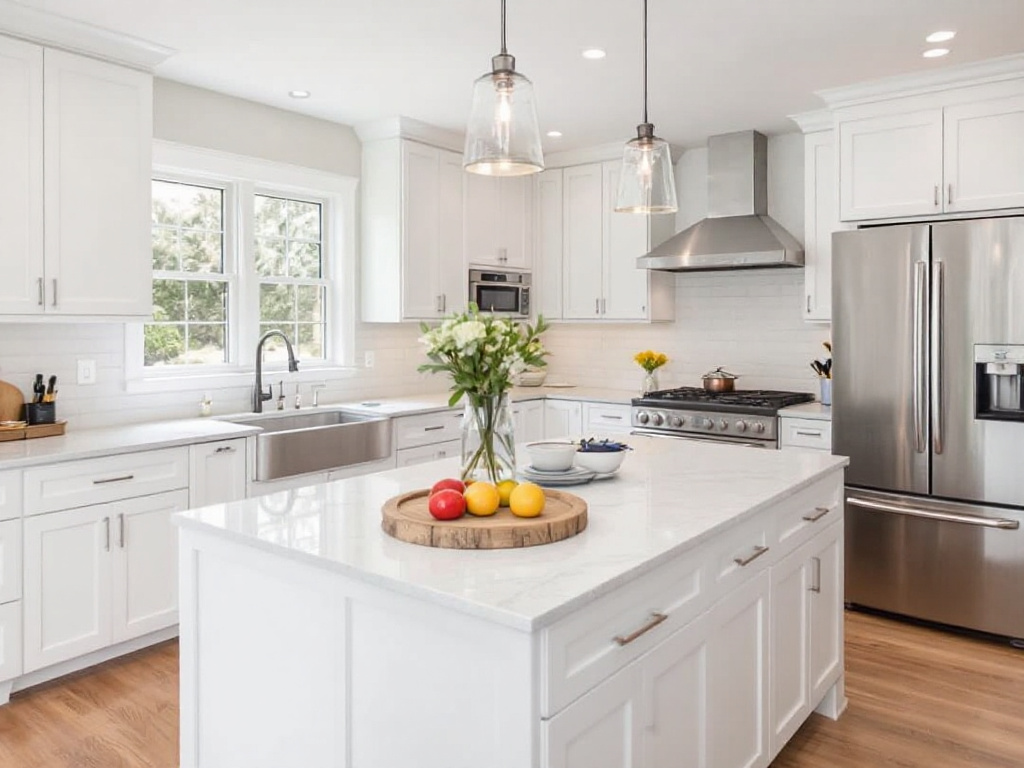 Alt Text: Reputable kitchen renovation contractors in Newton, MA ready to revamp your cooking space.