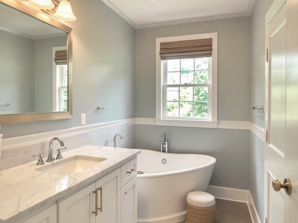 Quality painting services transforming a Newton, MA home's interior to a modern, contemporary masterpiece.