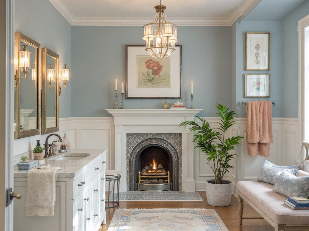 Interior home transformation through high-quality painting services in Newton, MA.