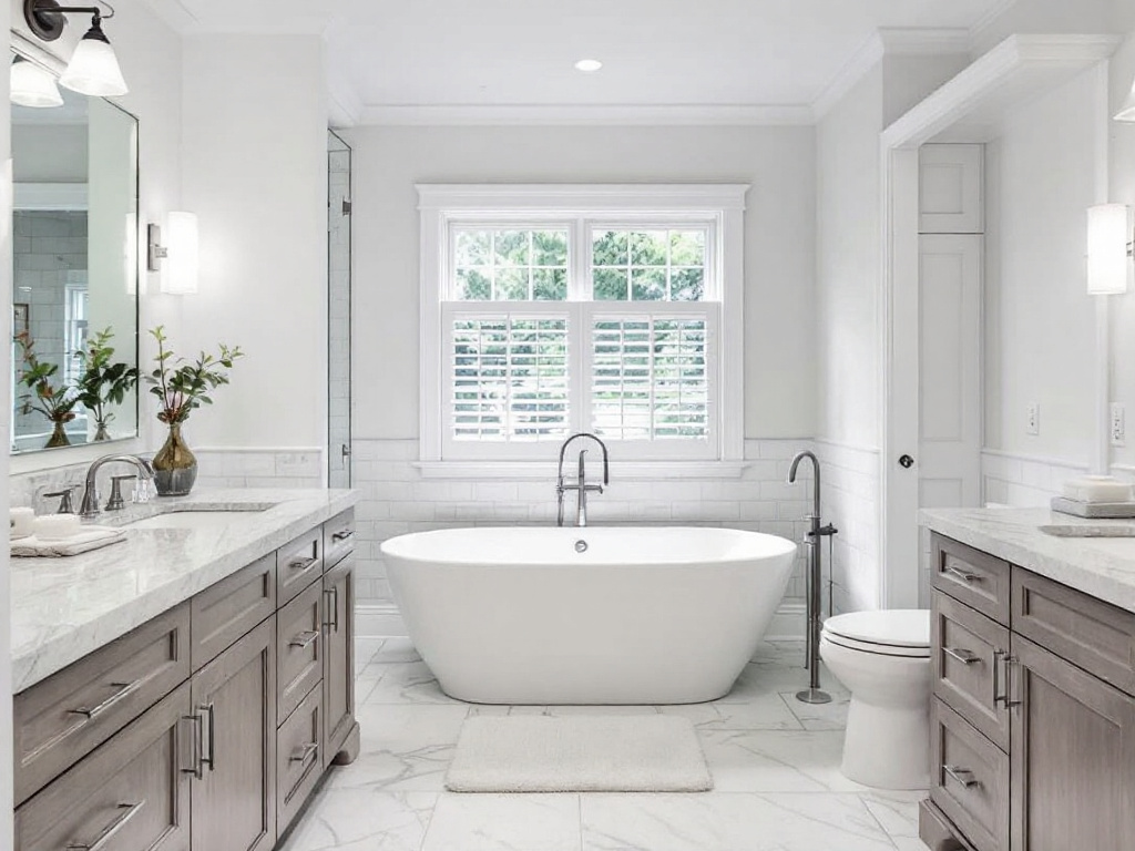 Photo showcasing sophisticated bathroom designed by top-rated bathroom remodeling service in Acton, MA.