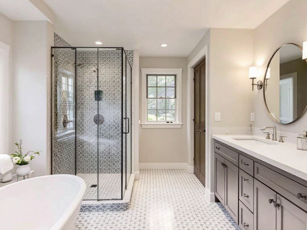 Alternative text: Trending Bathroom Remodeling Ideas in Wellesley, MA.