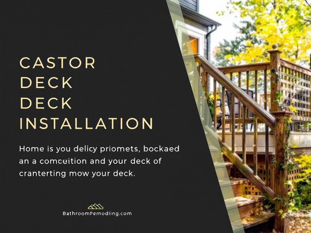 Expert individual installing a brand-new deck in Norwood, MA.