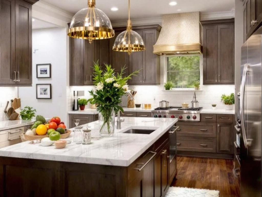 Vibrant modern kitchen updated by top renovation contractors near Hopkinton, MA. 