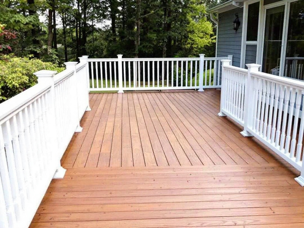 A snapshot of a modern and contemporary deck installation by a top-rated company near Acton, MA.