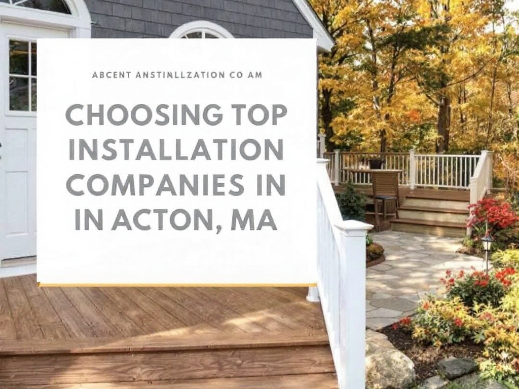 An image representing top-rated deck installation companies in Acton, MA.