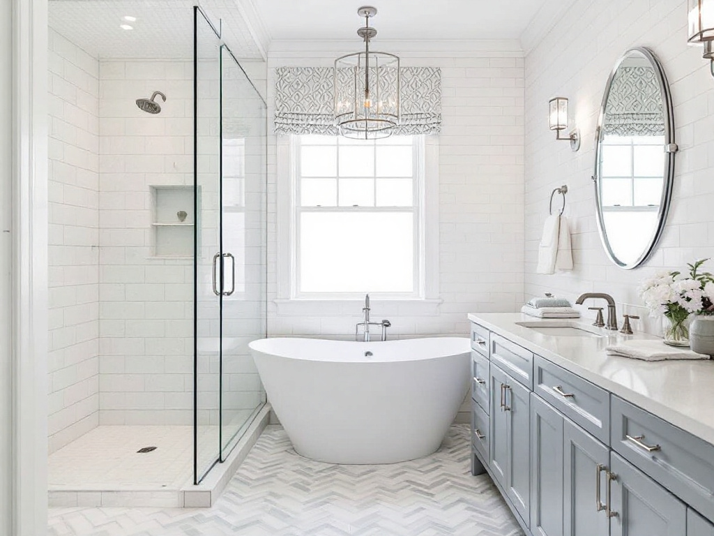 An opulent and lavish bathroom remodeled in Weymouth.