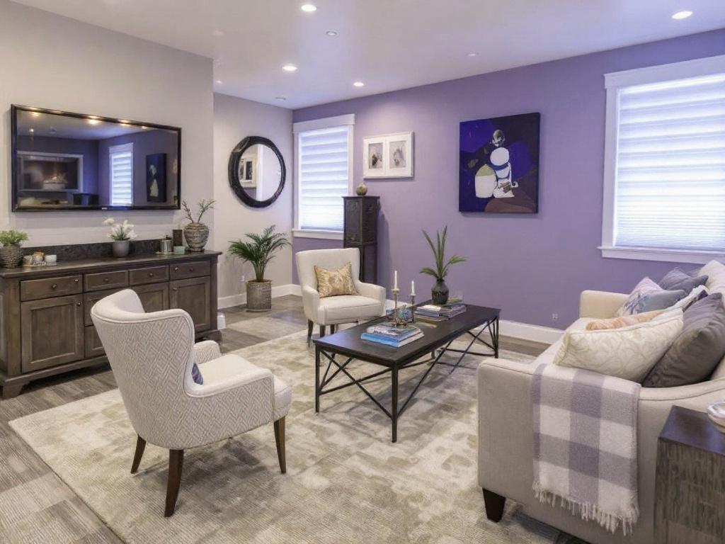 A newly renovated, modern, contemporary basement near Malden.