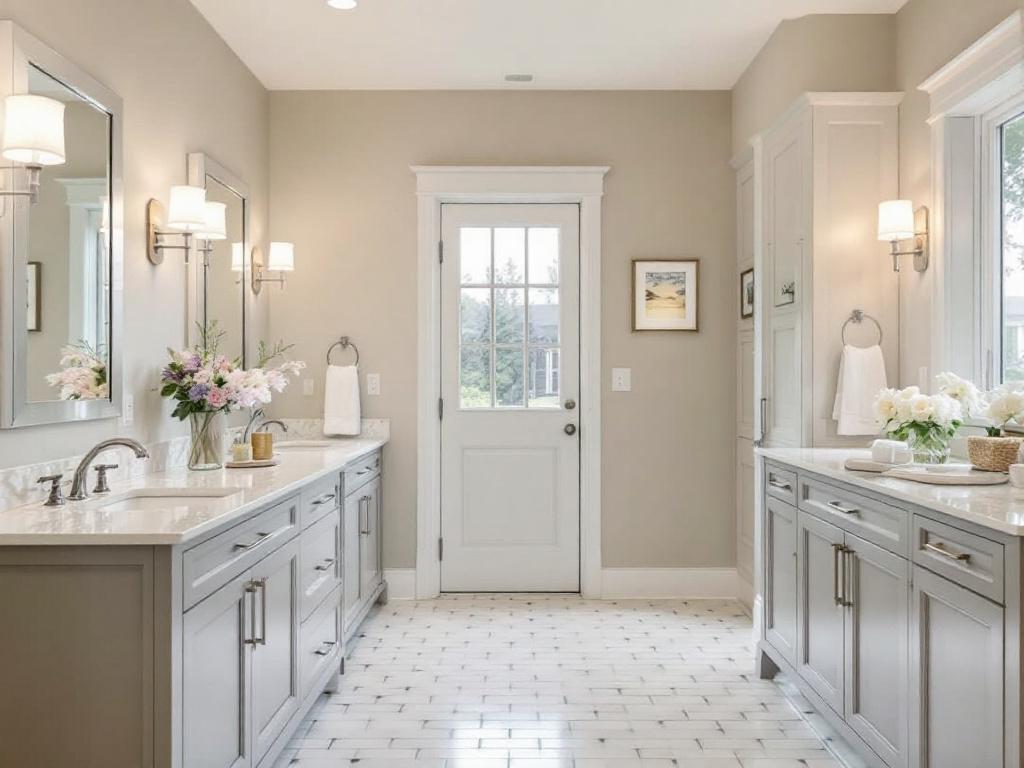 Alt Text: Exceptional bathroom contractors giving a new look to a bathroom in Bedford, MA.