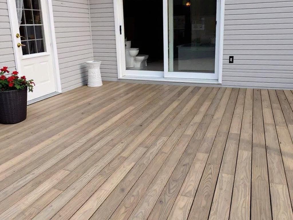 Alternative text: Stylish and modern deck installation around Billerica, MA.