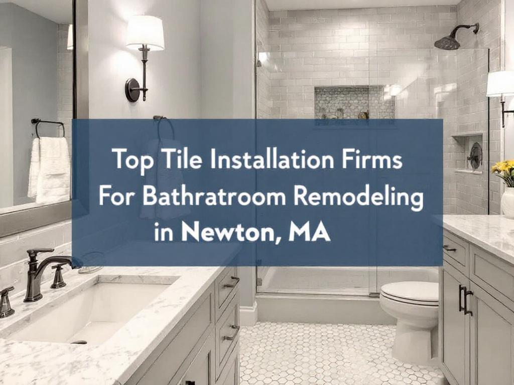 A plethora of tile installation companies in Newton, MA, specializing in bathroom remodeling.
