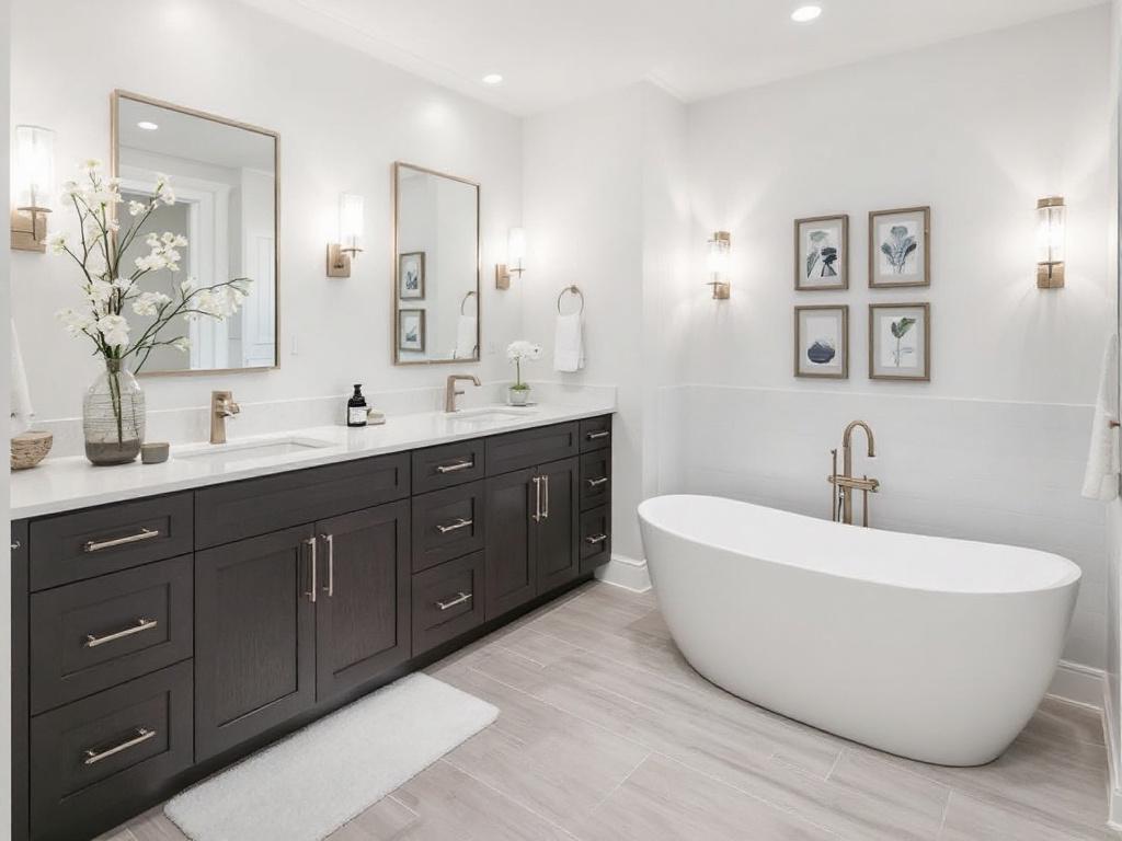 Bathroom renovation services transforming a private oasis in Hopkinton.