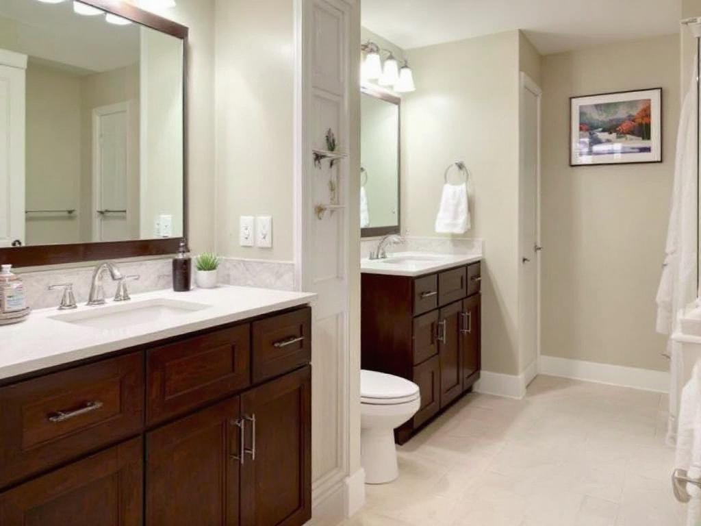 Alt Text: Specialist remodelers in Acton, MA turning a basement into a luxury living area.