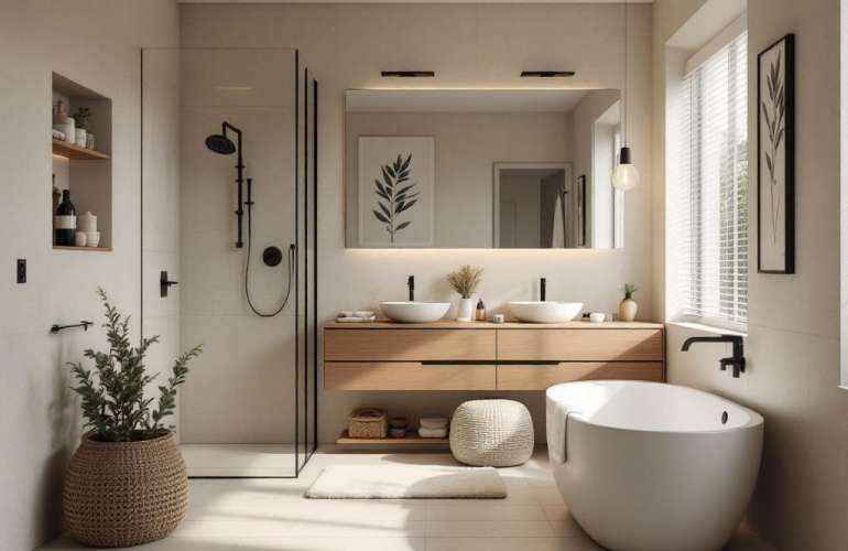 Unveiling Serene Elegance: Your Guide to a Modern Bathroom Makeover