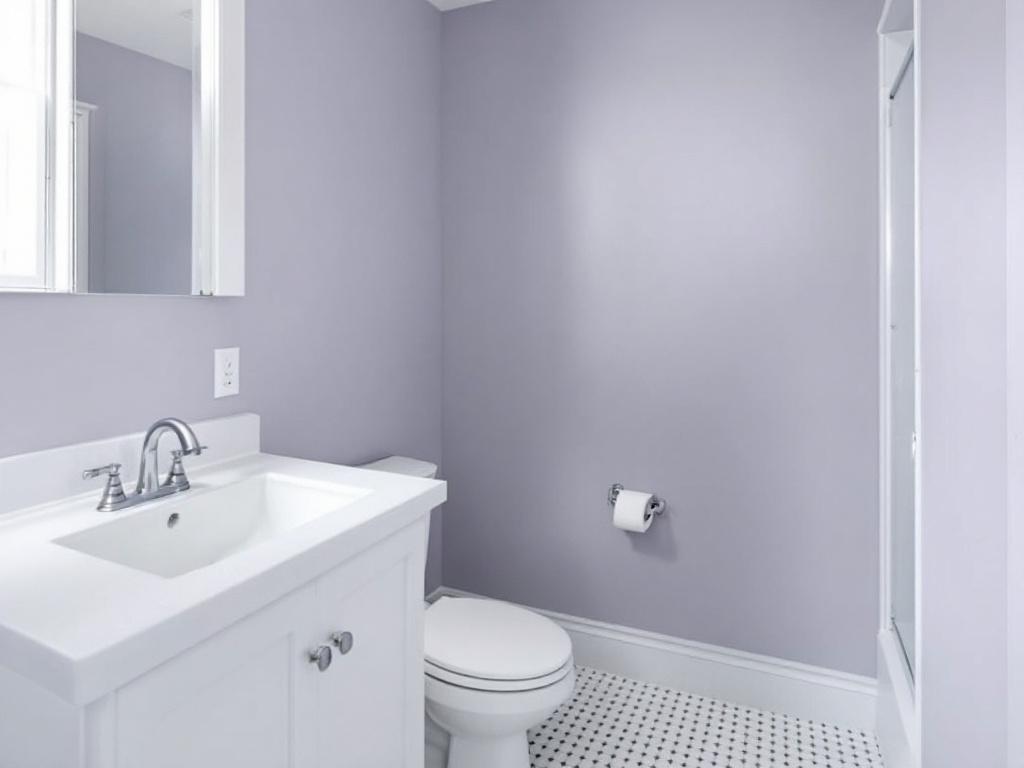 Image depicting reputed painting contractors near Norwood, MA, showcasing innovative modern, contemporary designs for bathroom remodeling projects.