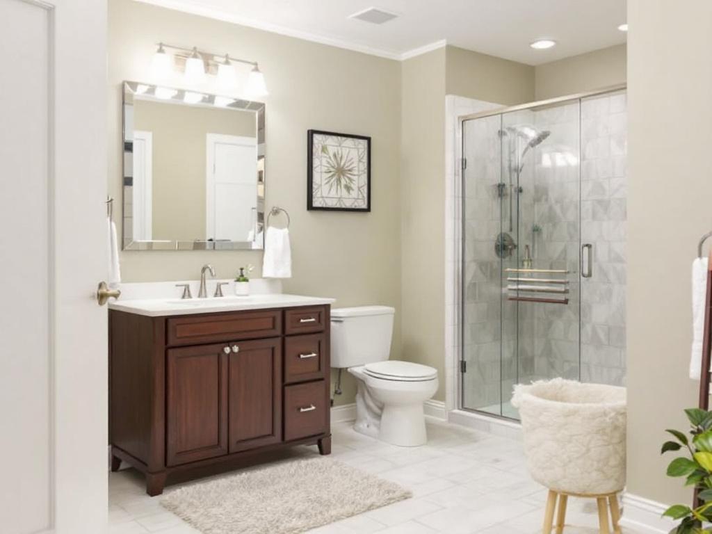 A display of top-notch painting contractors in Norwood, MA who specialize in bathroom renovation.