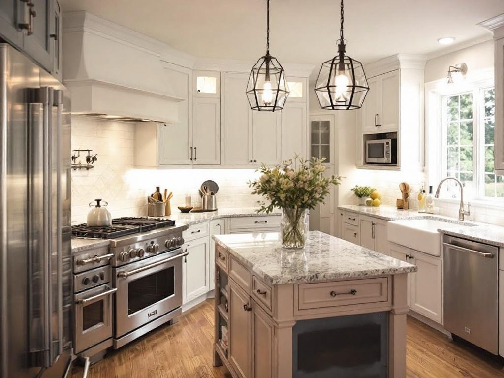 An image featuring an ultimate guide to hiring local kitchen renovation contractors in Bedford, MA, specializing in modern and contemporary designs.
