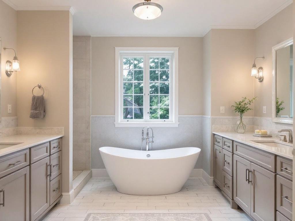 Contemporary design highlighting the exceptional standards of bathroom remodeling by general contractors near Milton, MA.