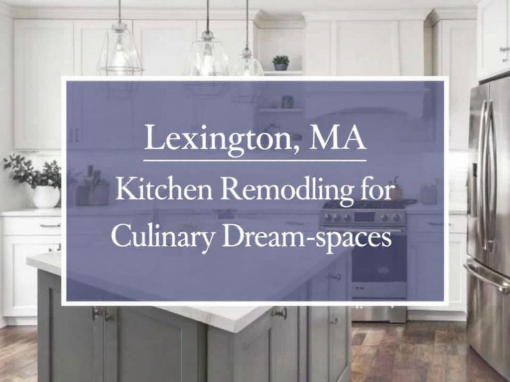 Sleek, modern, and newly remodeled kitchen in Lexington, MA, highlighting contemporary design aesthetics.