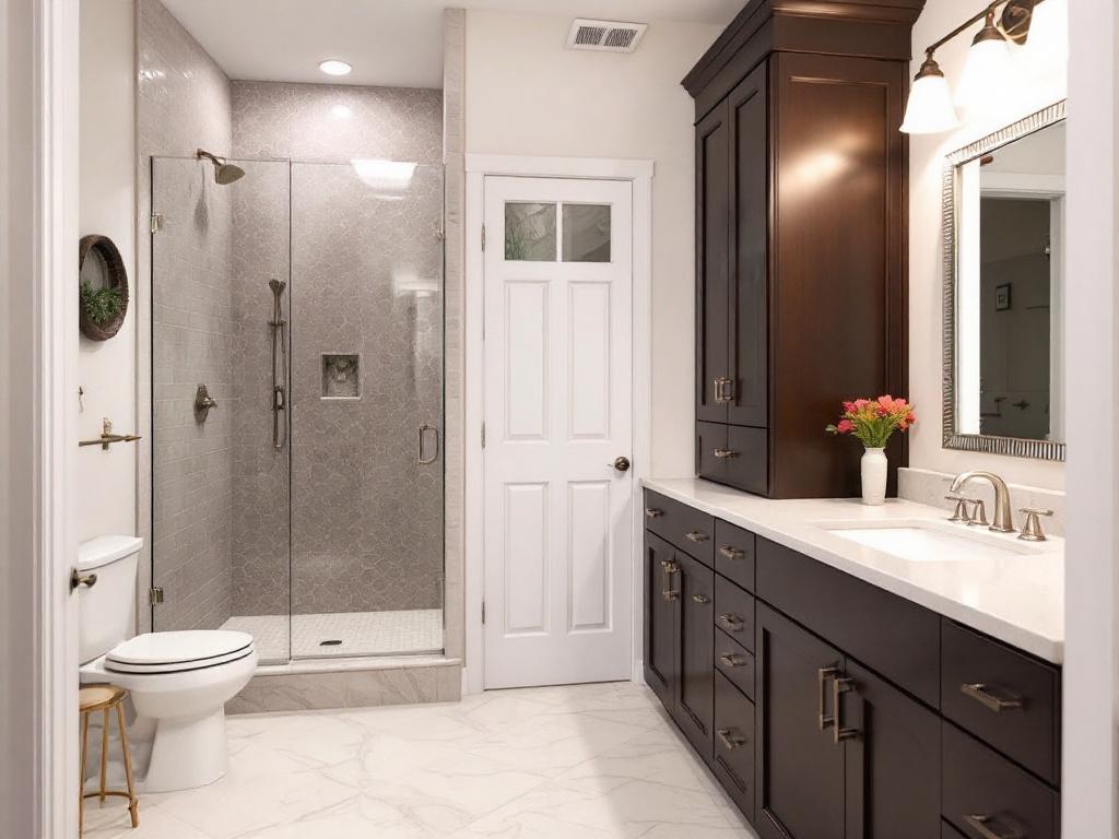 Bathroom contractors working diligently in Norwood, MA.
