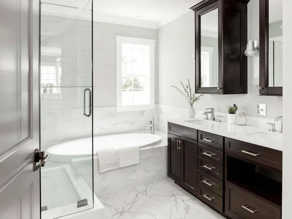 Visual representation of the ultimate guide to bathroom contractors in Weston, MA.