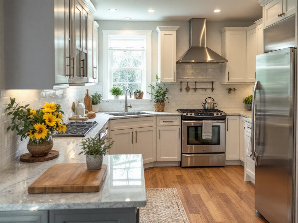Expert Kitchen remodelers displaying their high-rated designs in Weymouth, MA.
