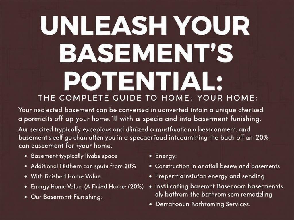 A guide to modern basement finishing for transforming and upgrading your space.