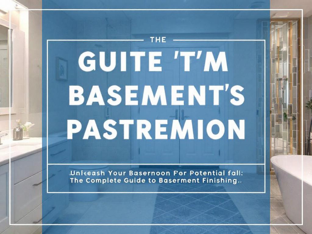 Image showcasing a beautifully finished and transformed basement.