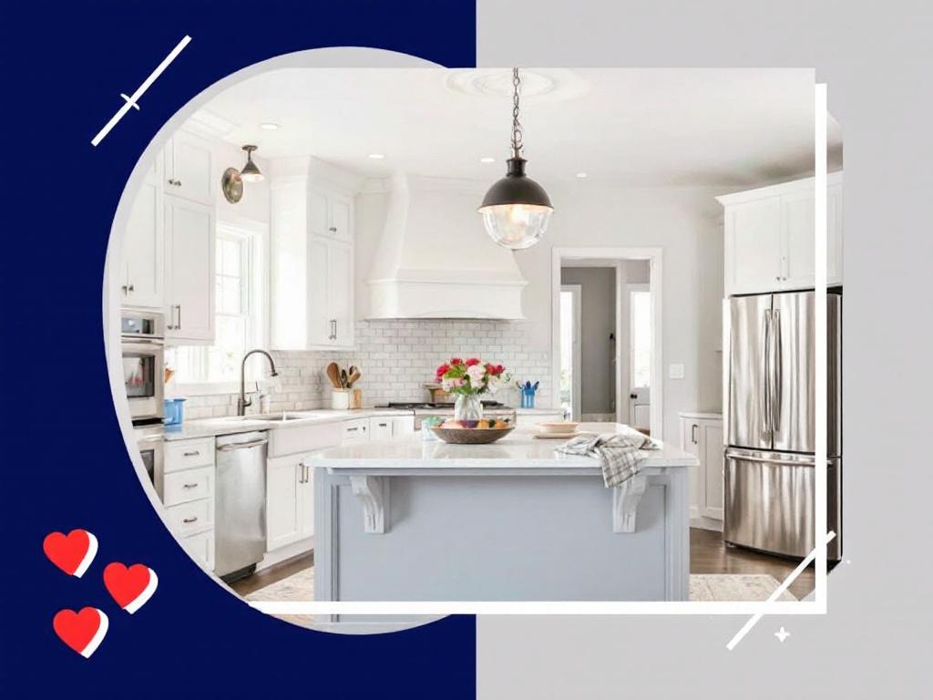 Modern kitchen remodeled by top contractors in Dedham, MA featuring contemporary design elements.